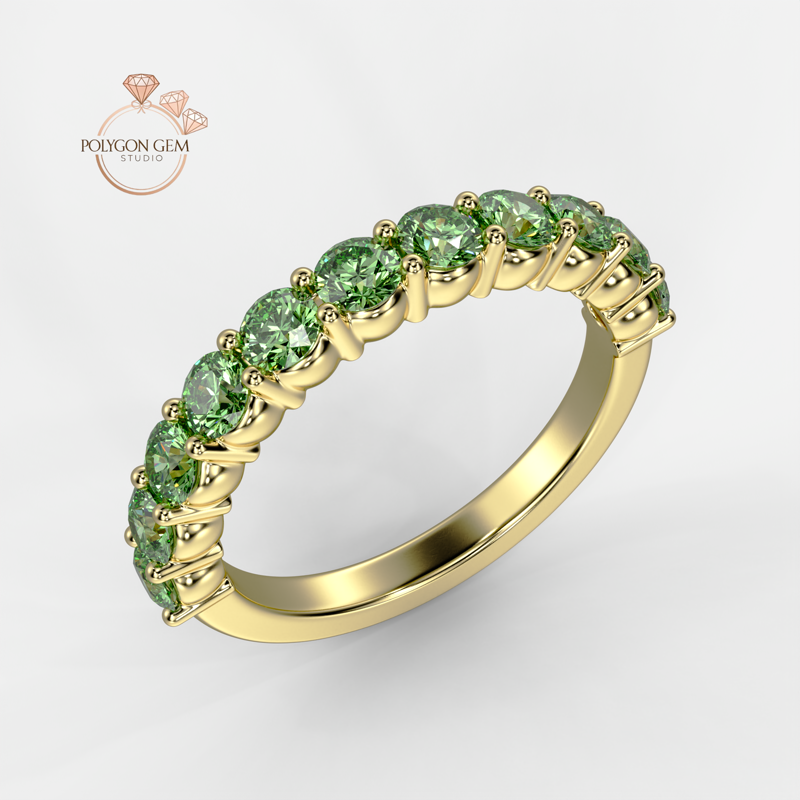 Emerald Eternity Band